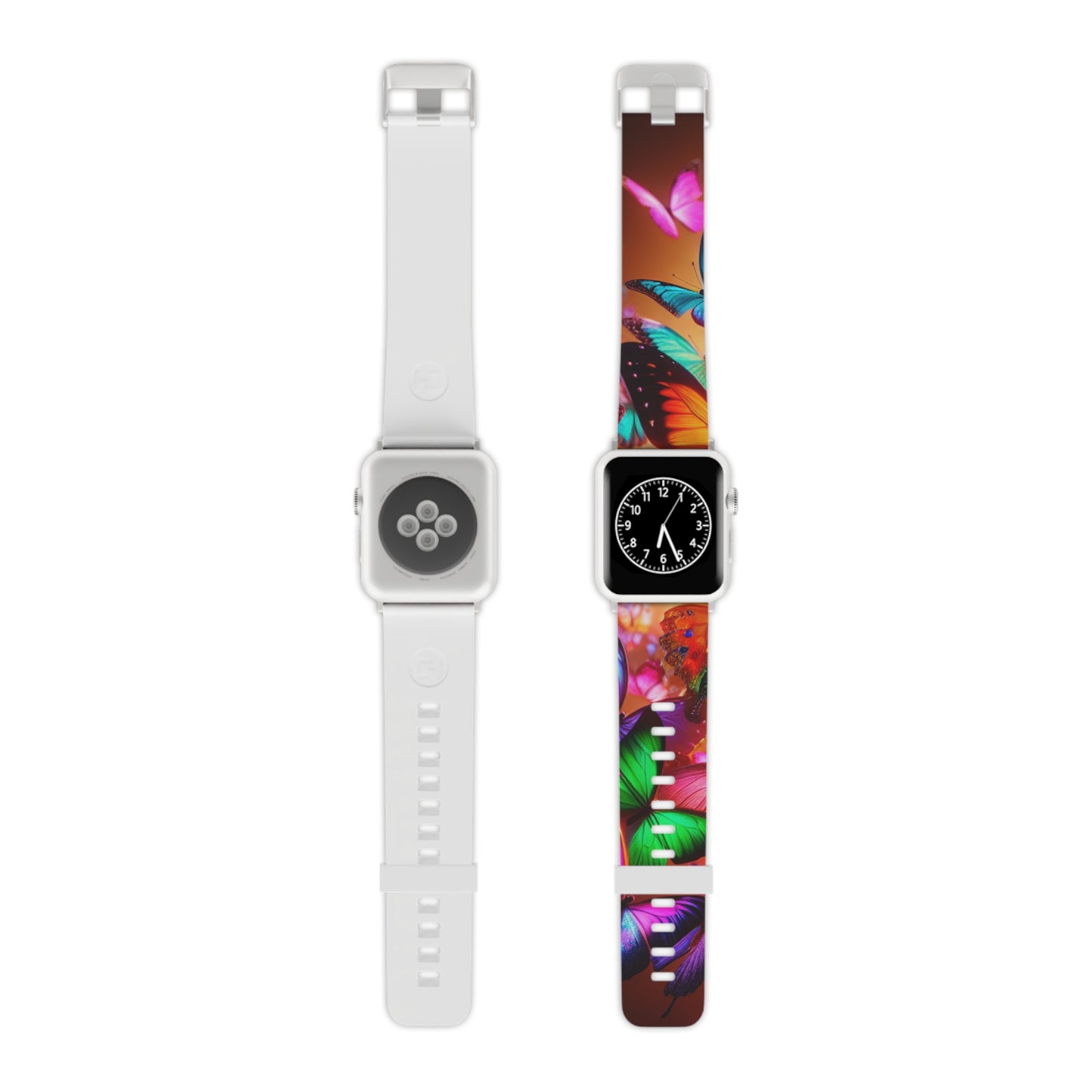 "Neon Flutterbyes" - NEON Butterflies Iwatch Band