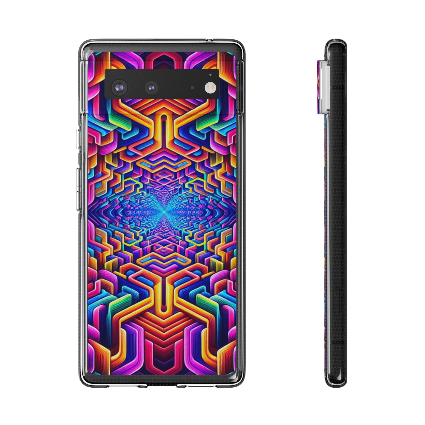 Vibrant Trippin' Infinity Infinity Patterns Art Polycarbonate Phone Case