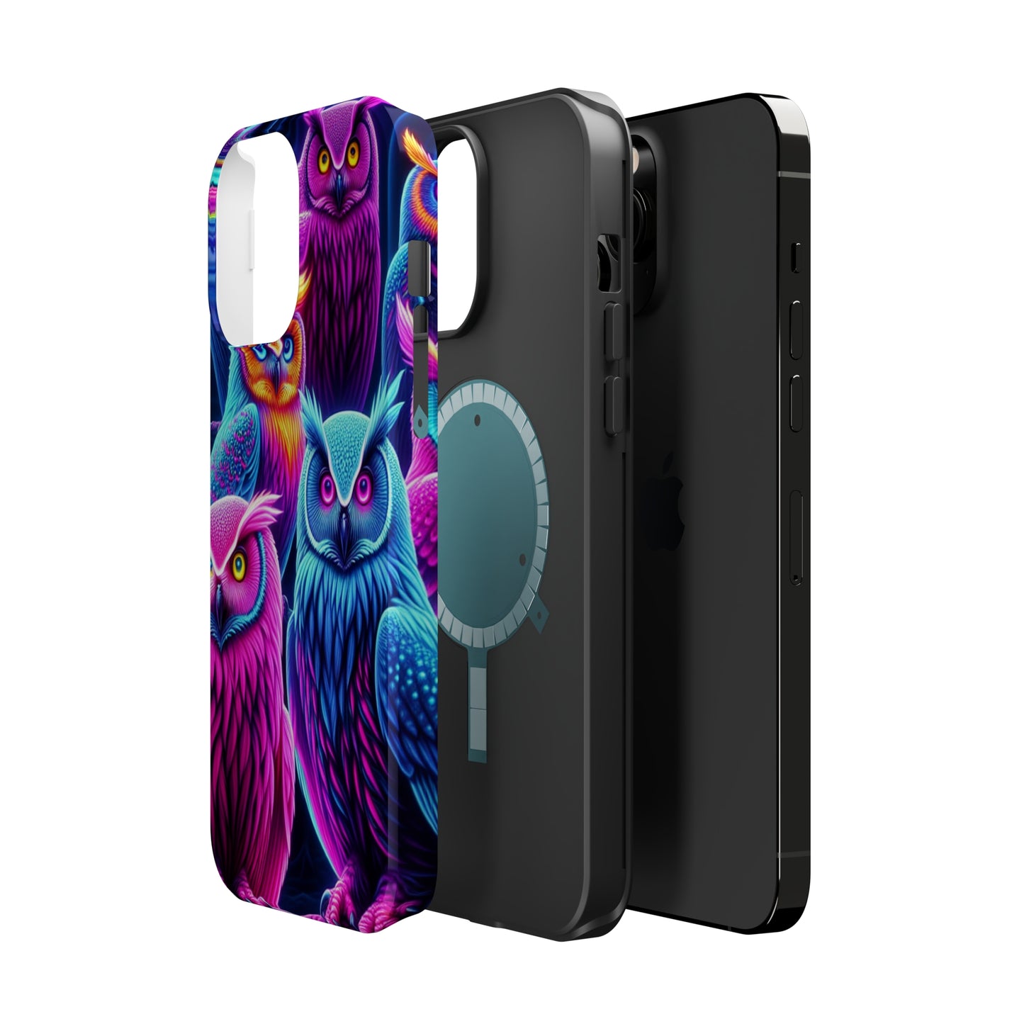 Neon Owl skylight. Neon Owls Premium Art Magsafe Magnet Tough IPhone 13 14 15 Pro Plus Max and Mini in Matte and Glossy Phone cases