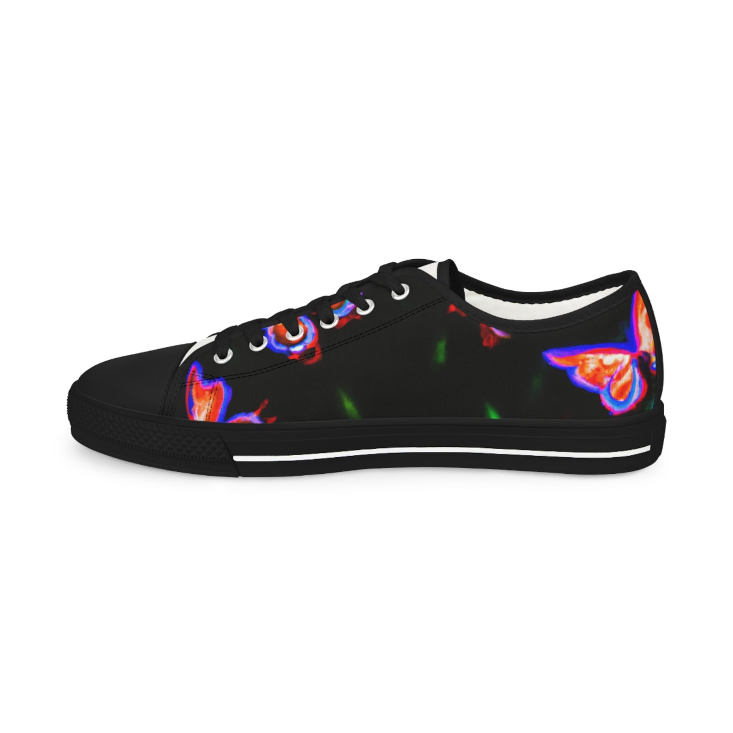 "Neon Garden Glow" - Men's Lowtop Sneakers