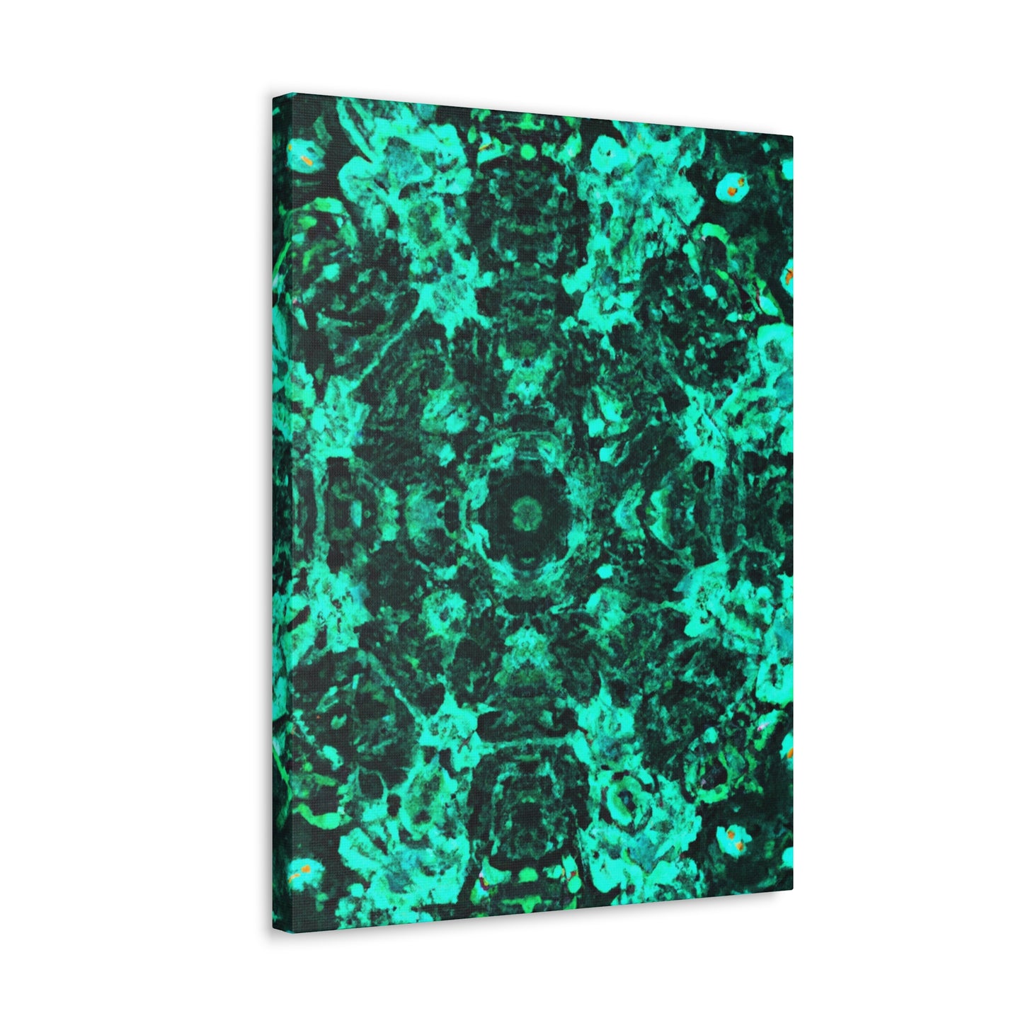 Cosmic Synesthesia Explosion. Trippy Infinity Patterns Art Canvas
