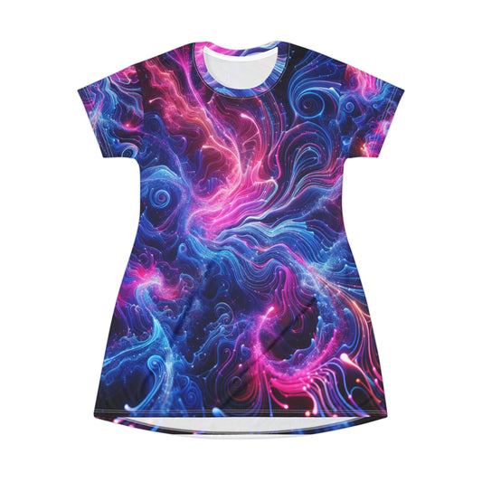 Optic Opulence. Infinity Patterns Womans T Shirt Dress