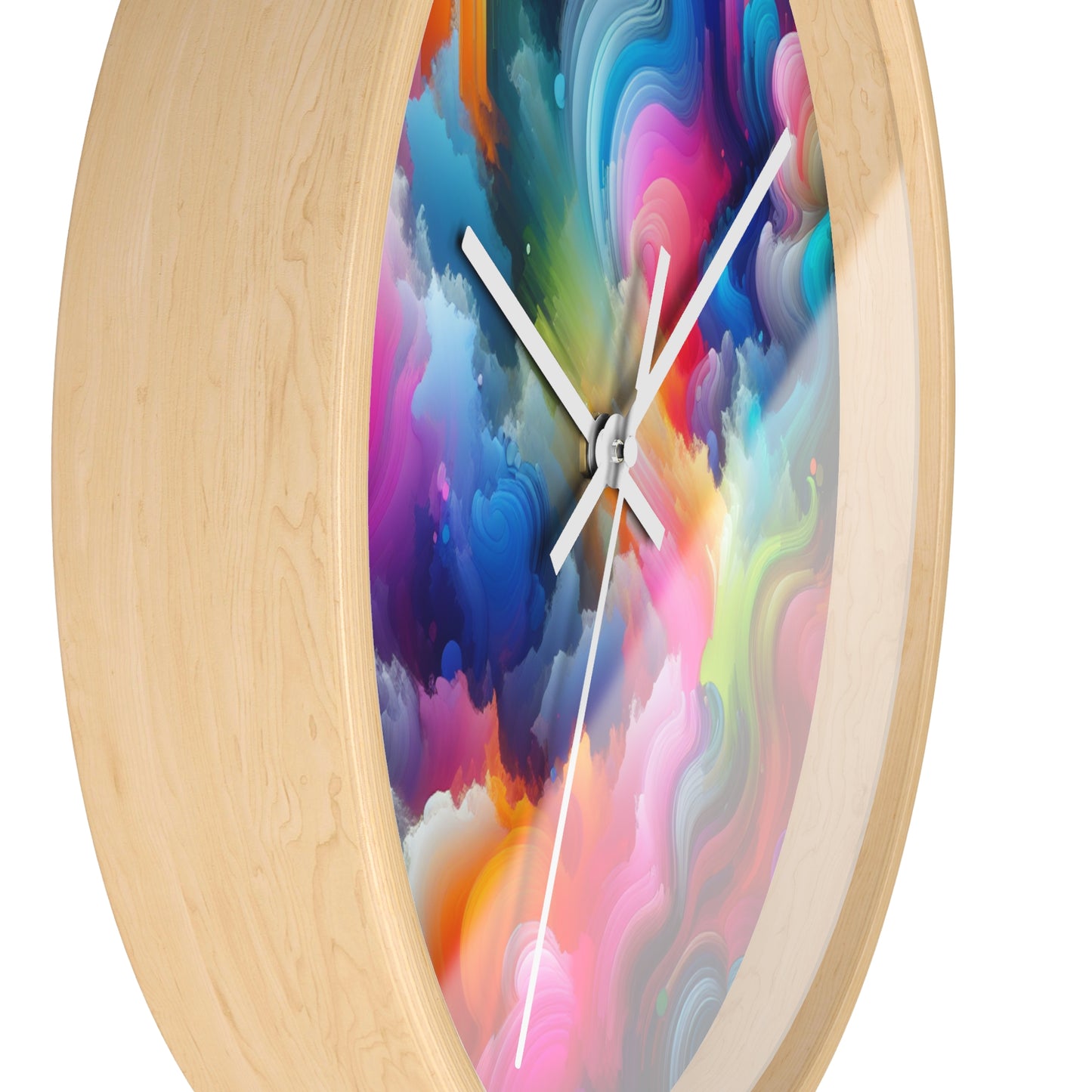 Almeda Grumerebo. - Trippy Infinity Patterns Wall Clock