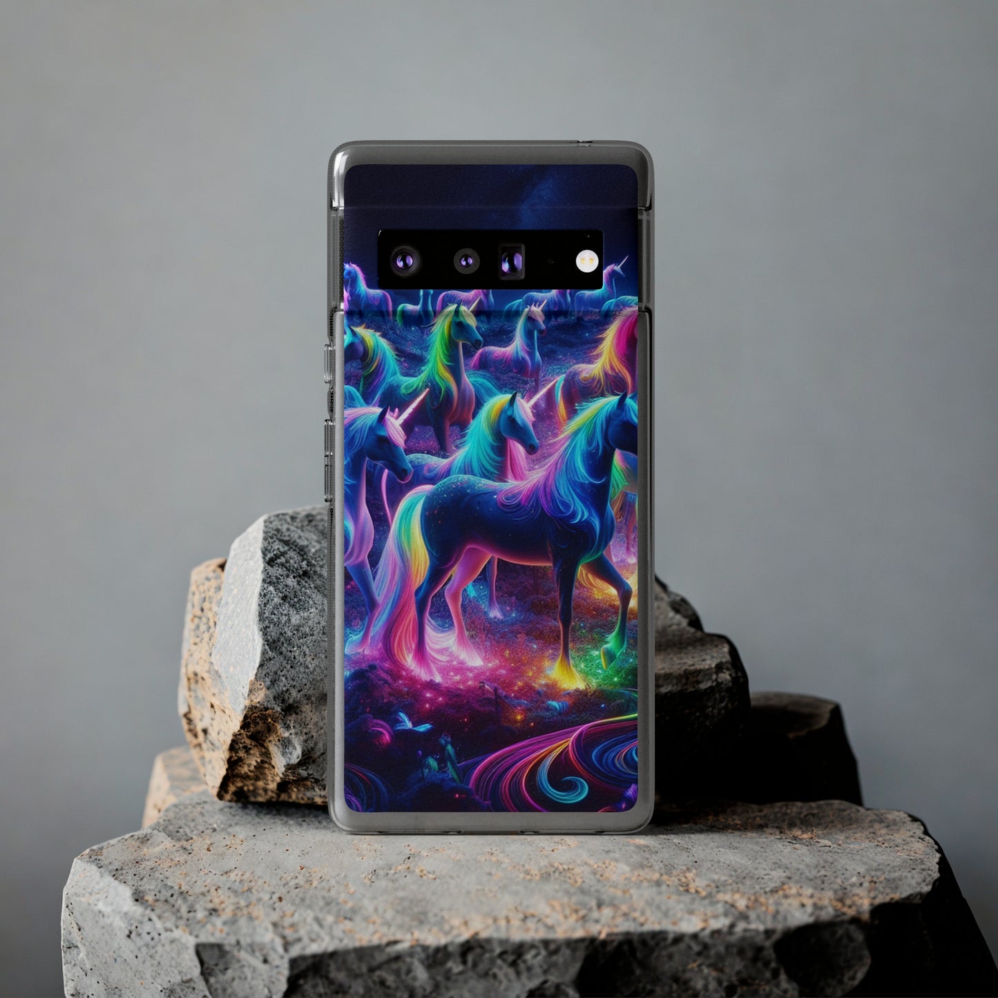 Neon Unicorn Spectacle. NEON Unicorns Art Polycarbonate Phone Case Samsung Galaxy s21 s22 Google Pixel 6 Iphone 11 12 13 14 Pro Max Mini Plus
