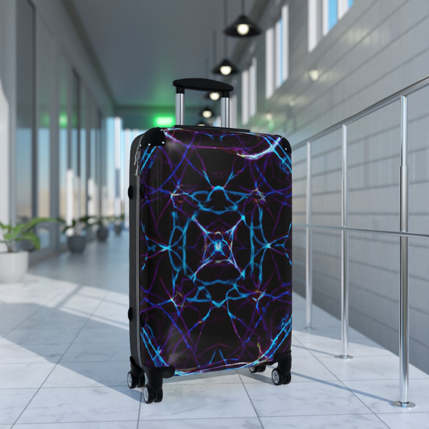 Johannes van der Gherwelde - Trippy Infinity Patterns Suitcase