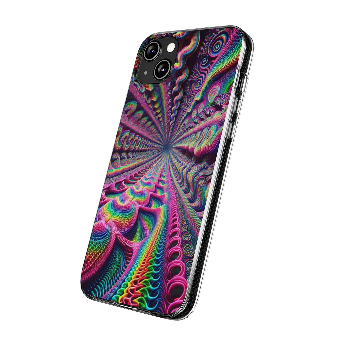 VibrancyInfiniteNeonacopia Infinity Patterns Art Polycarbonate Phone Case