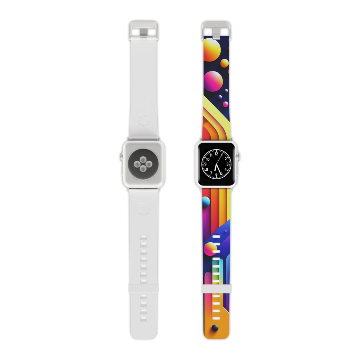 Neon Electric Splendor - Trippy Infinity Patterns Iwatch Band