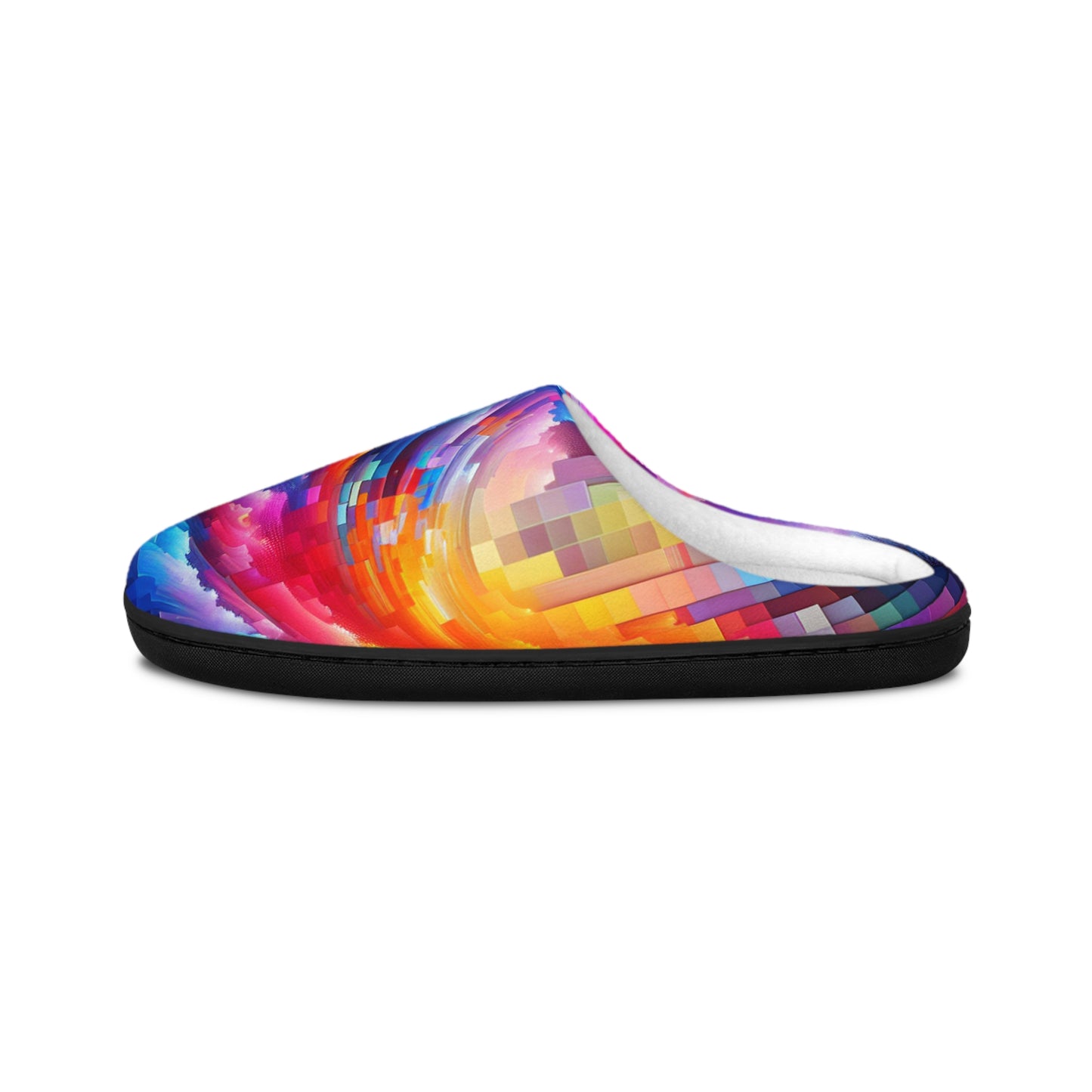 Giovanni Bellini - Trippy Infity Patterns Men's Indoor Slippers