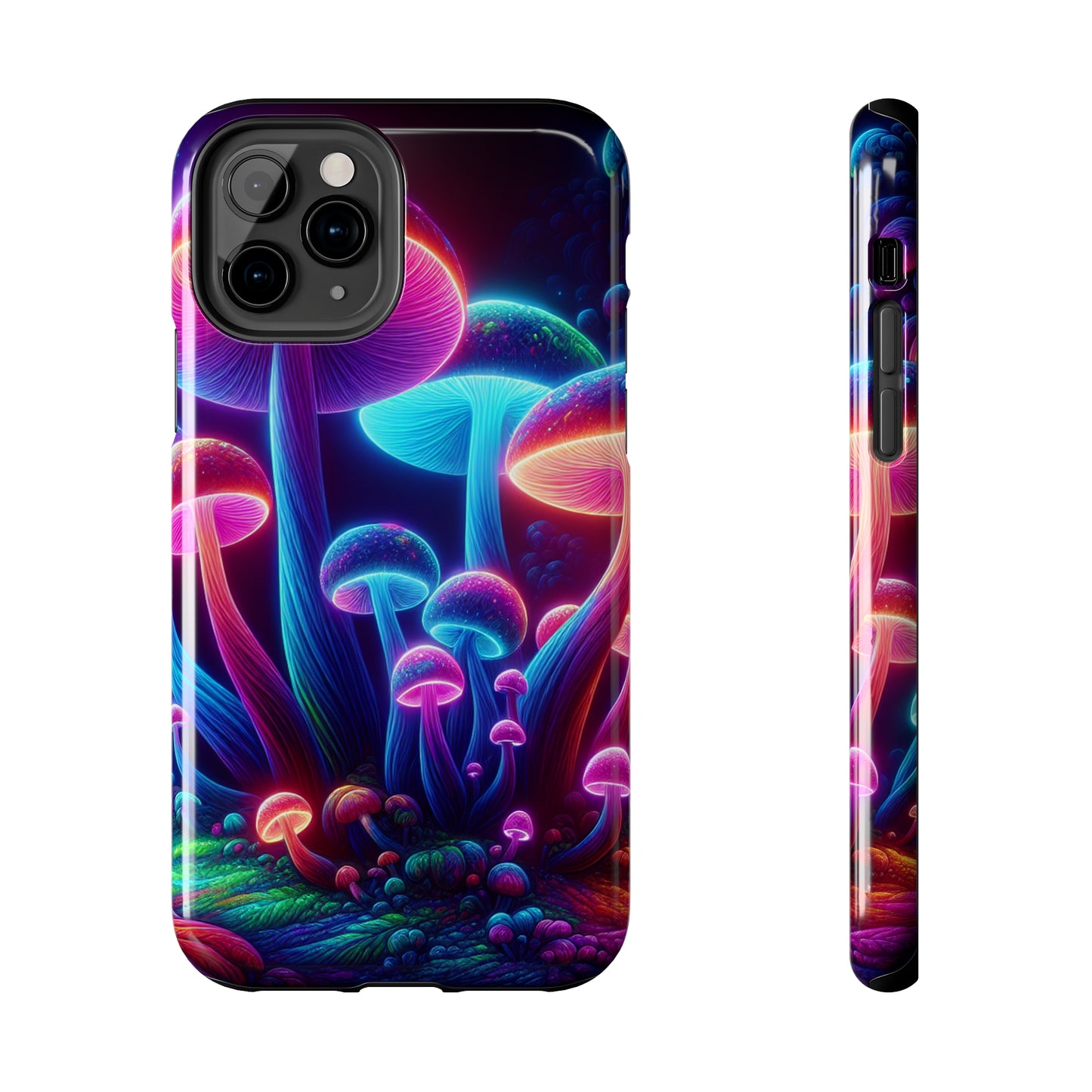 Neon Psychedelic Pupal Art NEON Unicorns Tough Phone Case Iphone 7 8 9 10 11 12 13 14 Pro Max Mini Plus XR XS SE