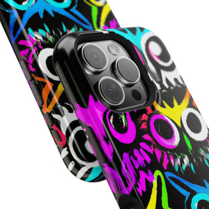 TDB Psychedelic Rave Owl Impact-Resistant Phone Case - Colorful Protection