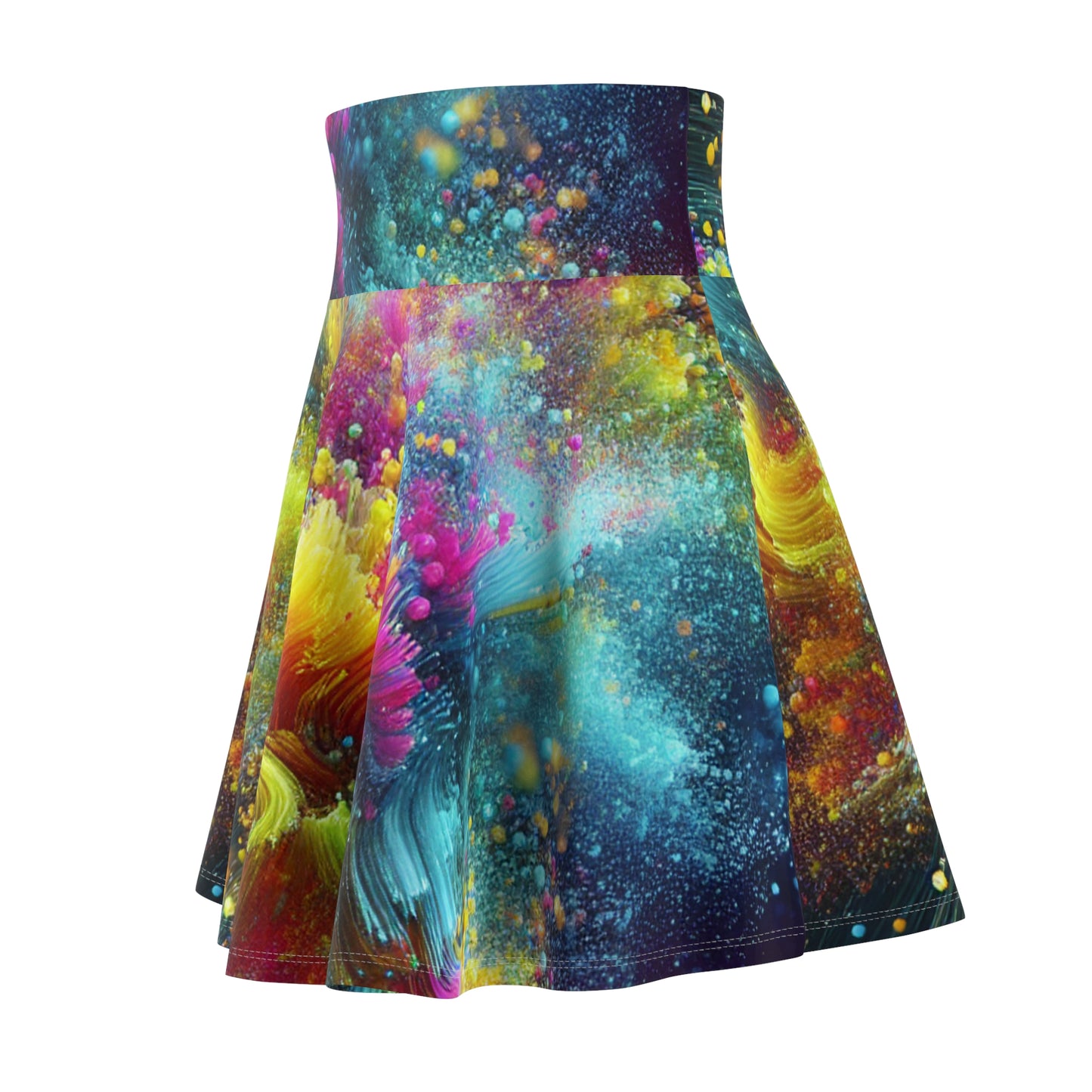 Hans van Hauen - Trippy Infity Patterns Woman's Skater Skirt