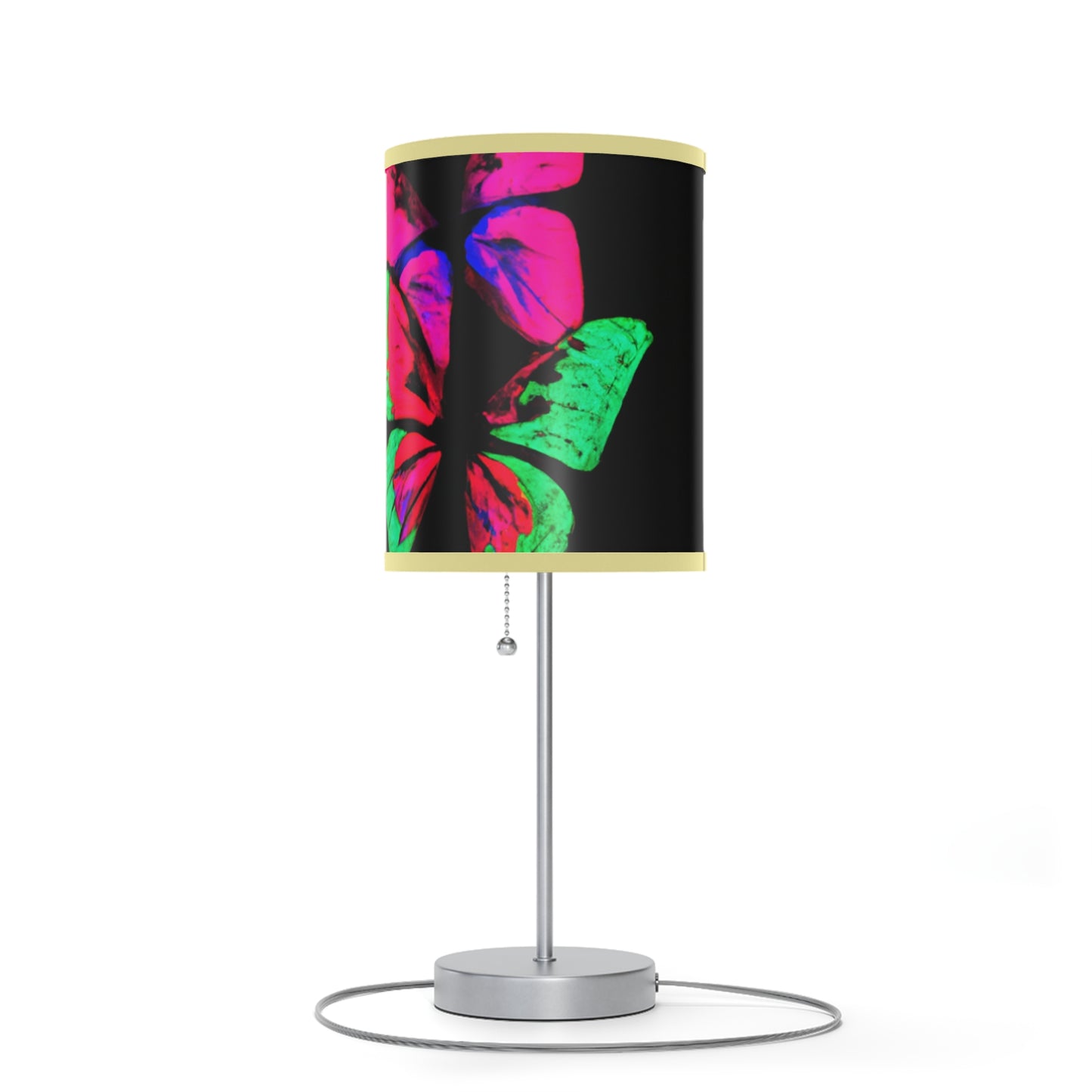 "Technicolor Dreamsitter" - NEON Butterflies Colored Lamp