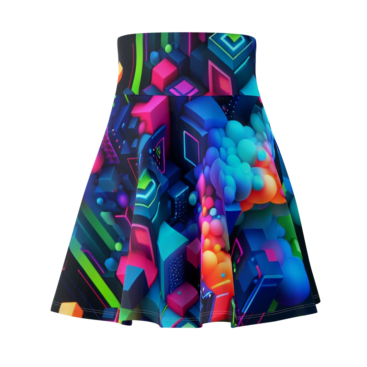 Raphaela di Venezia - Trippy Infity Patterns Woman's Skater Skirt