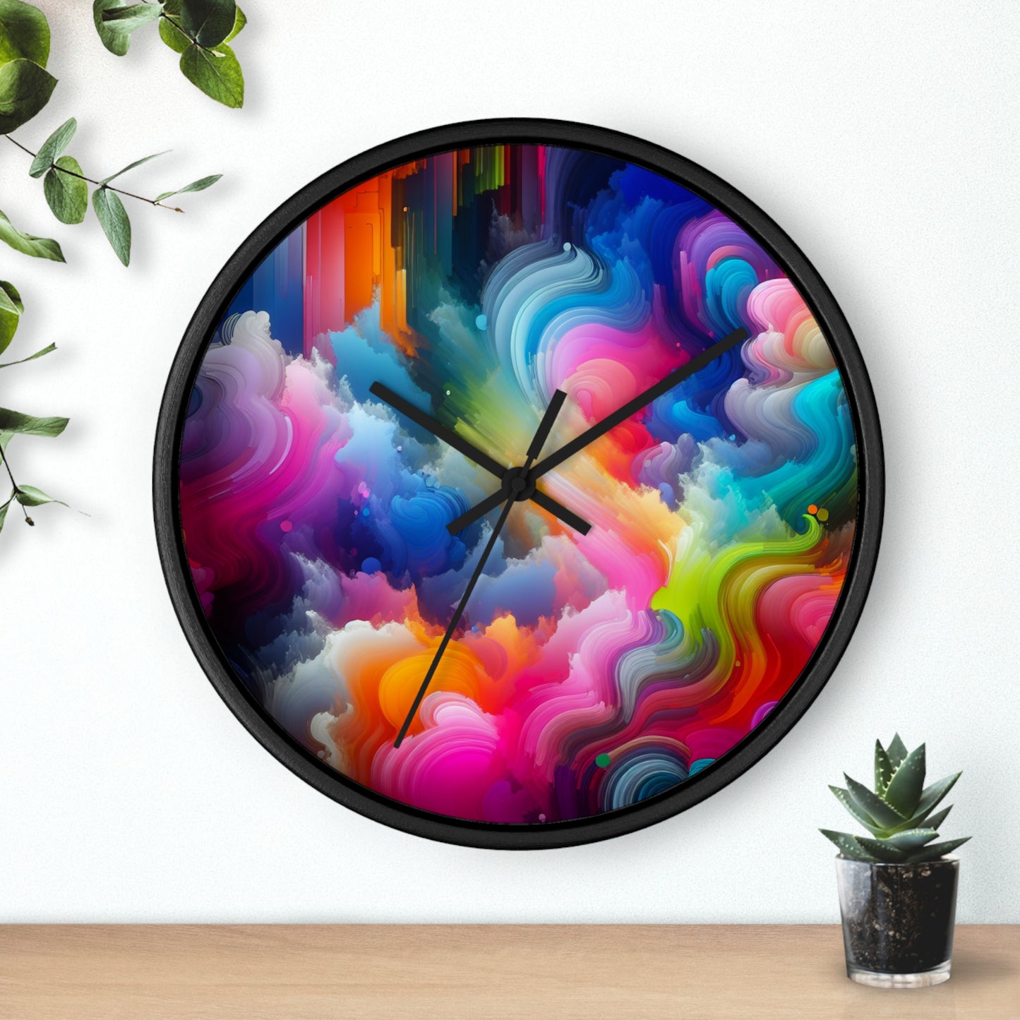 Almeda Grumerebo. - Trippy Infinity Patterns Wall Clock