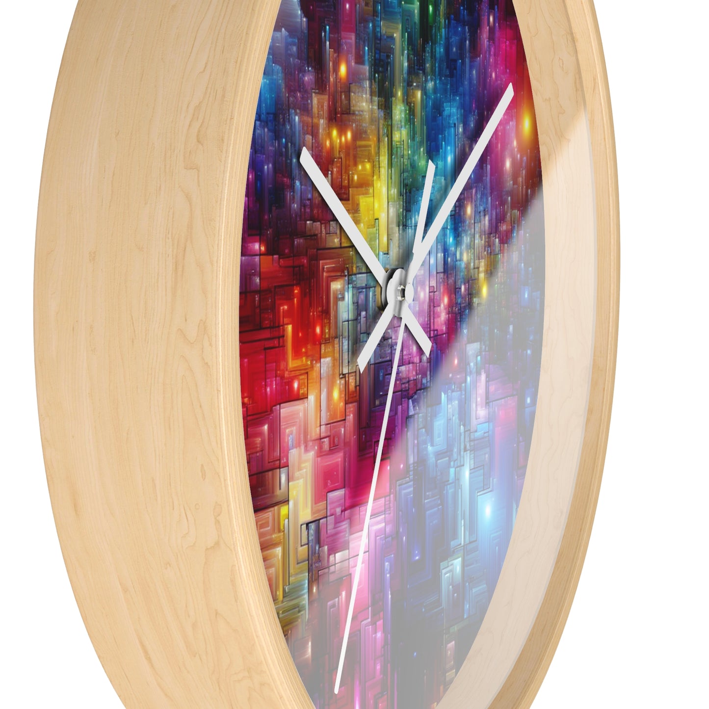 Hortensia da Verona - Trippy Infinity Patterns Wall Clock