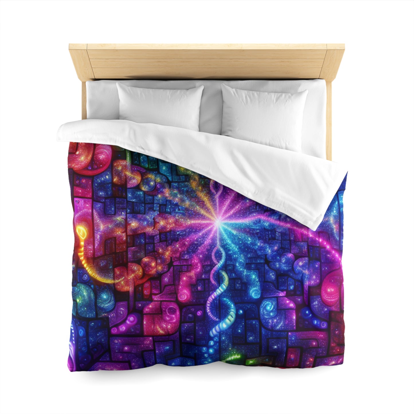 Gennaro di Bellini - Trippy Infinty Patterns Microfiber Duvet Cover