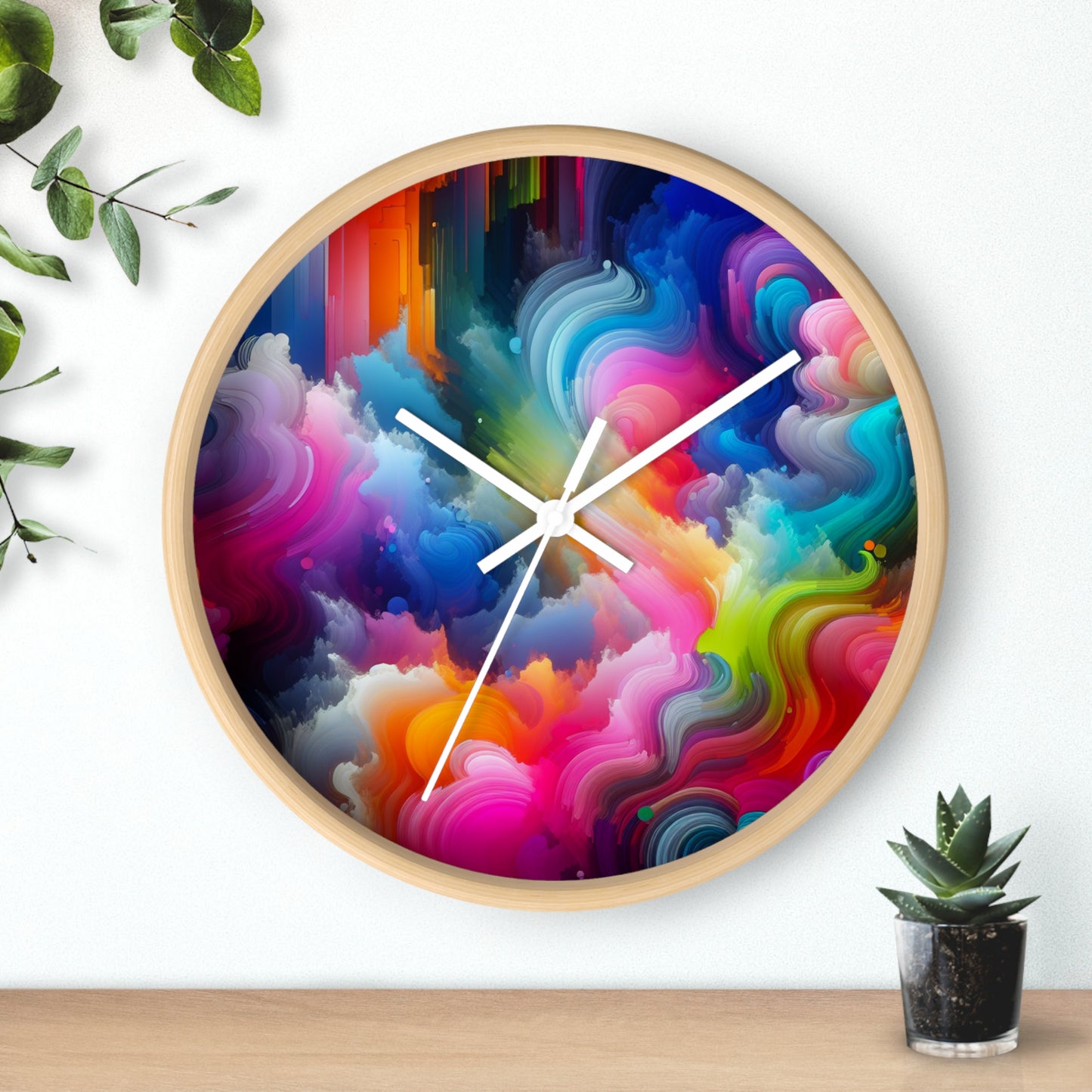 Almeda Grumerebo. - Trippy Infinity Patterns Wall Clock