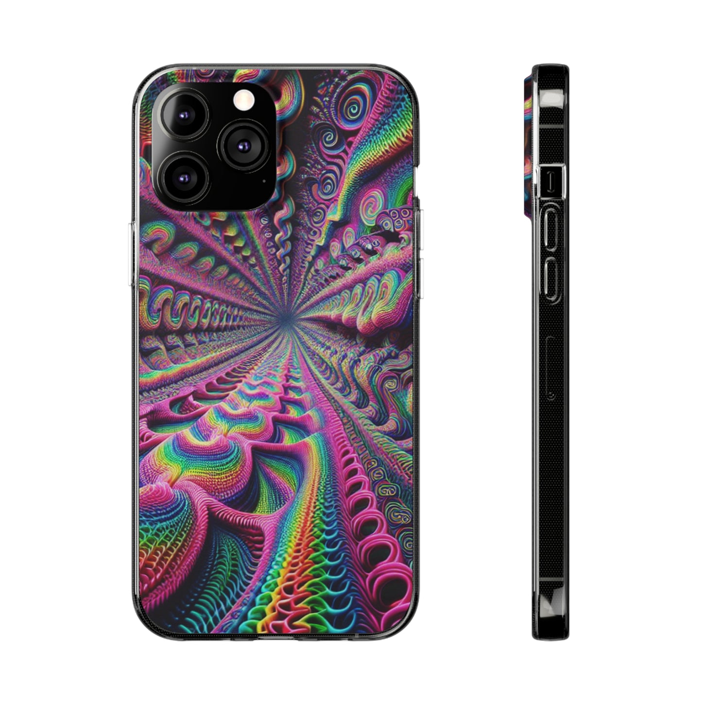 VibrancyInfiniteNeonacopia Infinity Patterns Art Polycarbonate Phone Case