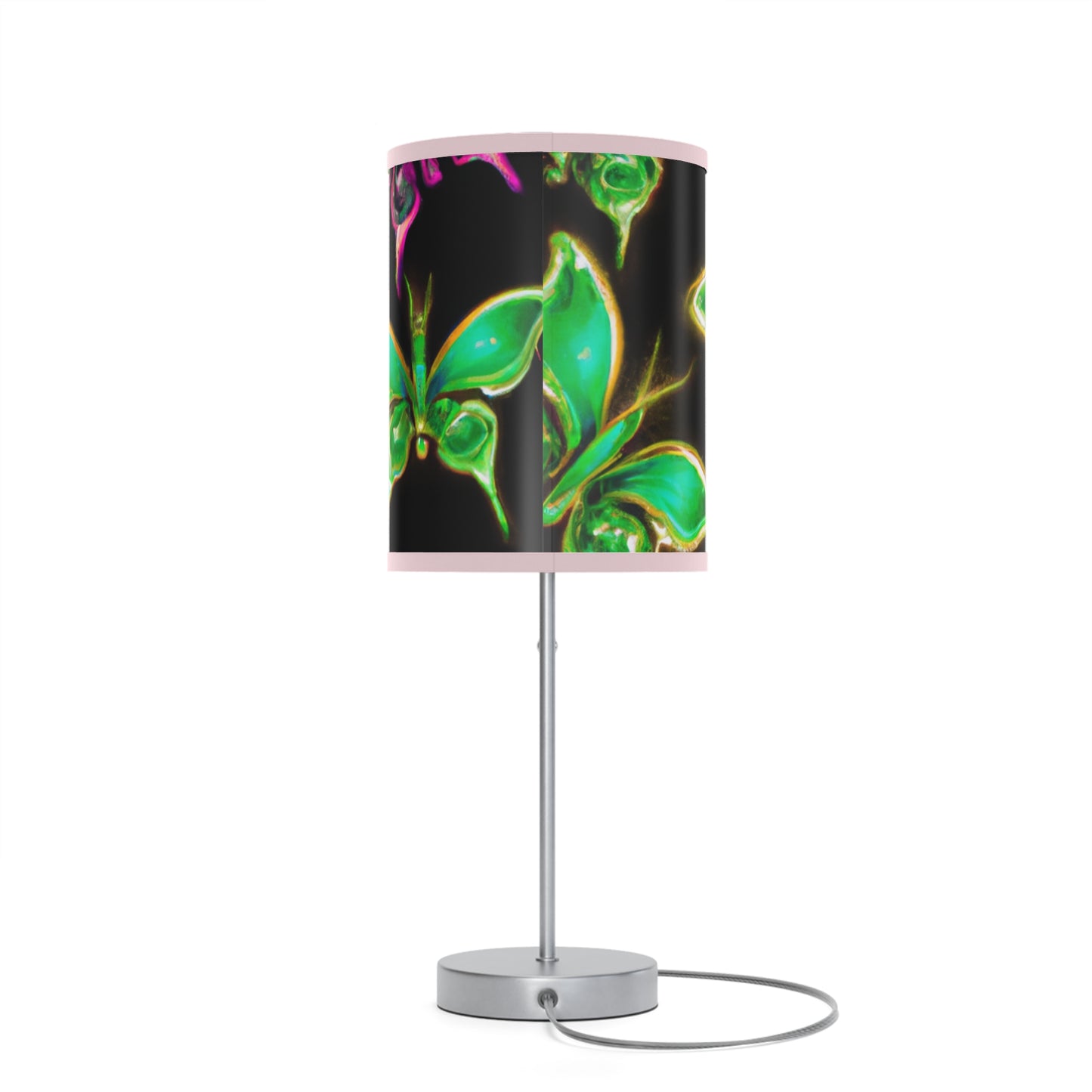 "Glowing Monarch Migration" - NEON Butterflies Colored Lamp