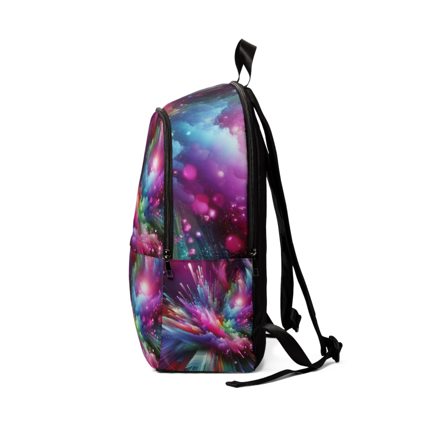 William Shakespearean - Trippy Infinty Patterns Fabric Rave Backpack