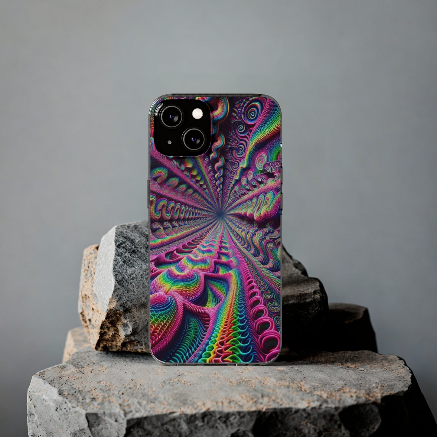 VibrancyInfiniteNeonacopia Infinity Patterns Art Polycarbonate Phone Case