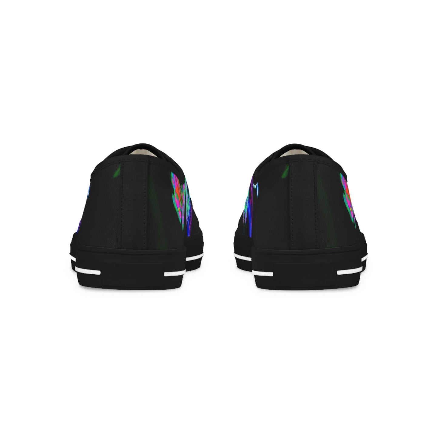 "Neon Magic Garden". - Men's Lowtop Sneakers