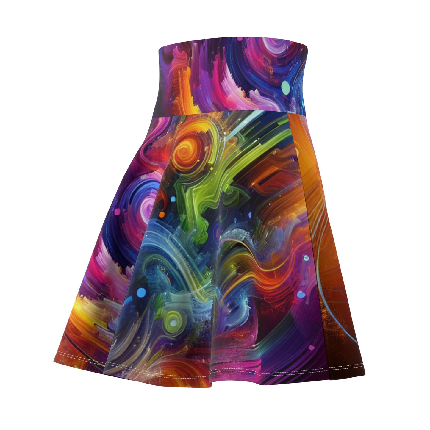 Giovanni Musintini - Trippy Infity Patterns Woman's Skater Skirt