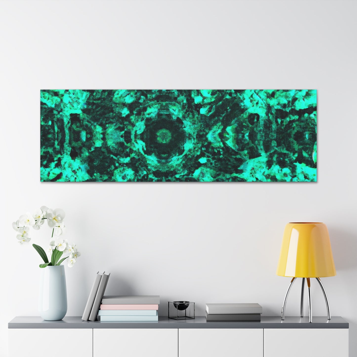 Cosmic Synesthesia Explosion. Trippy Infinity Patterns Art Canvas