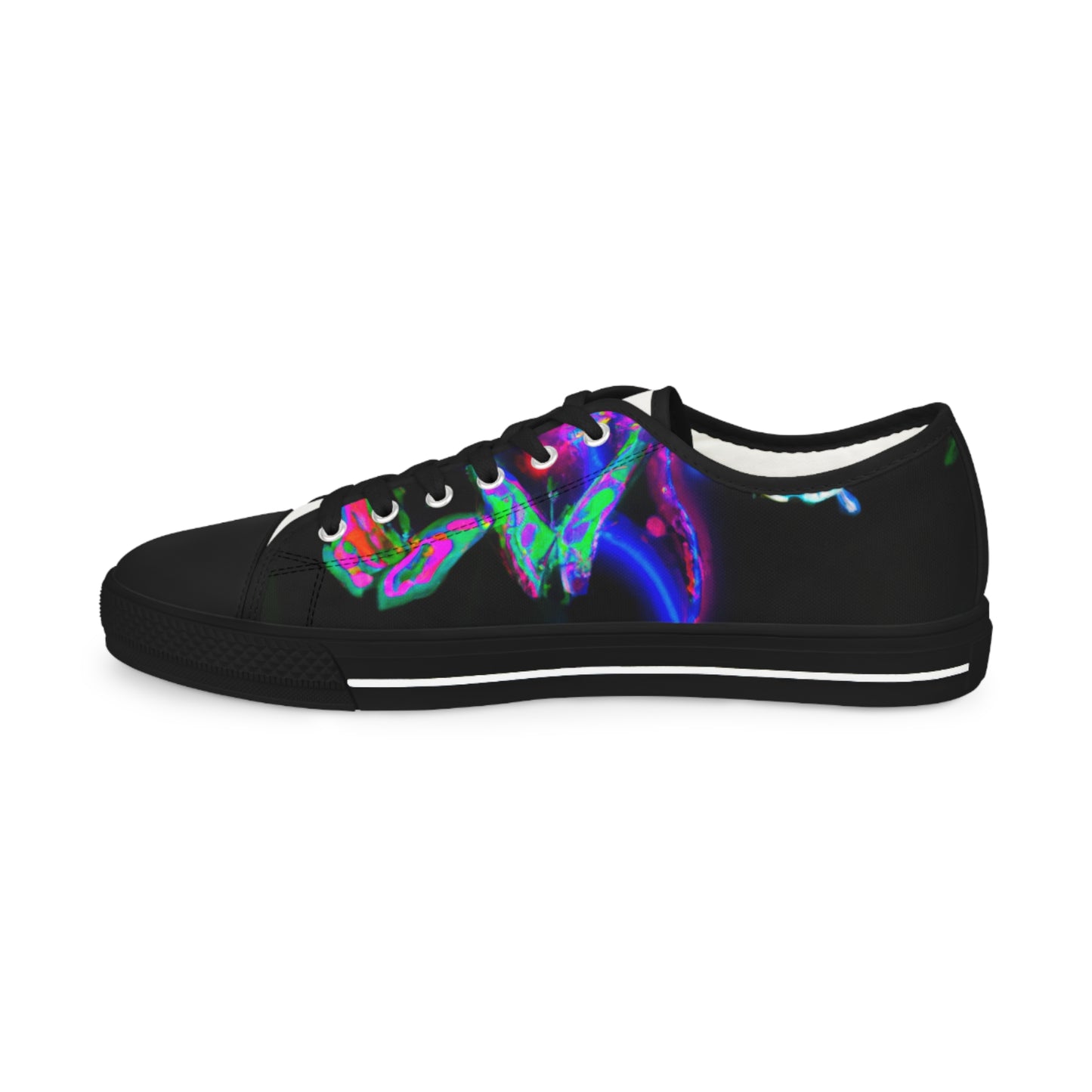 "Neon Magic Garden". - Men's Lowtop Sneakers