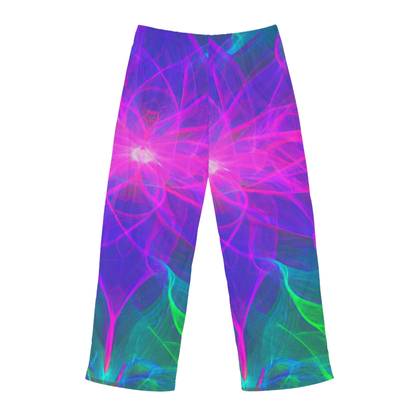 TDB Infinite Neon Splattertopia Trippy Infinity Patterns Mens Pajama Pants