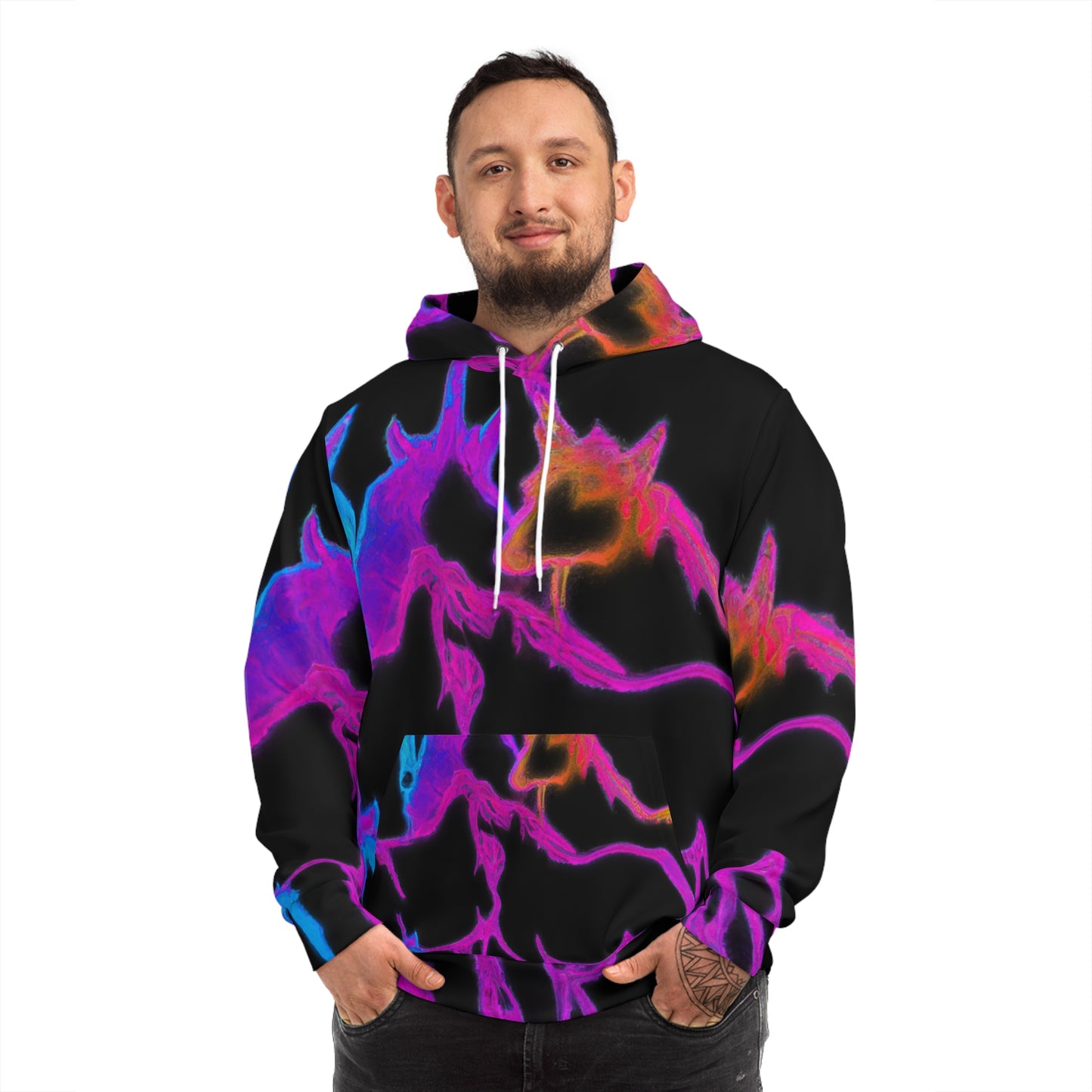 "Celestial Magic Galore" - Unicorns AOP Hoodie