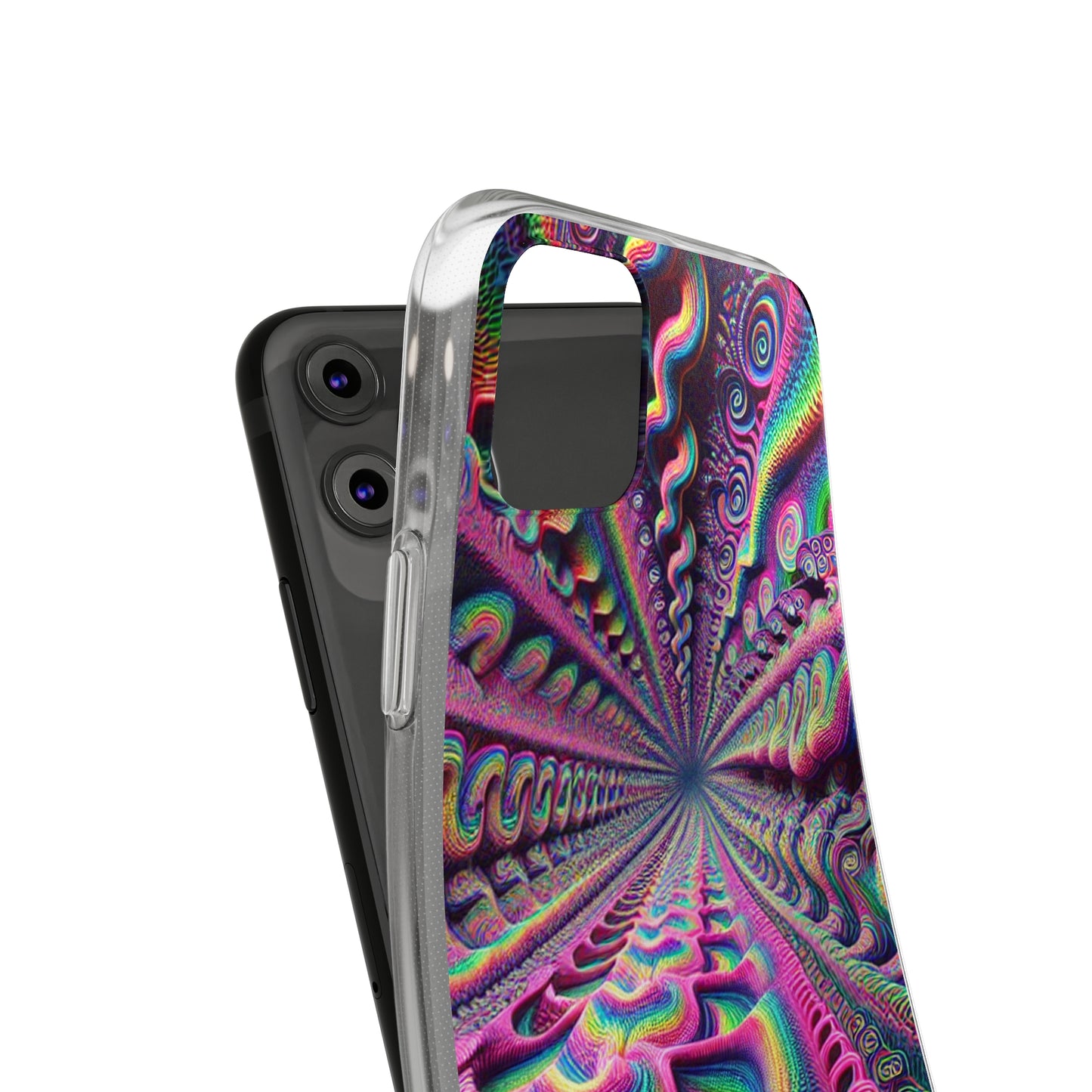 VibrancyInfiniteNeonacopia Infinity Patterns Art Polycarbonate Phone Case