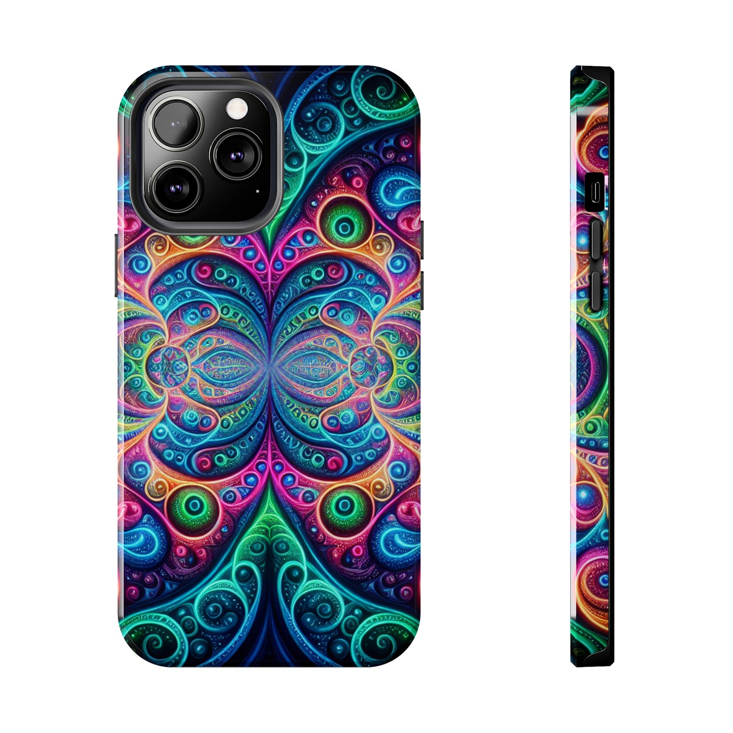 Dreamscape Eon Flow. Trippy Infinity Patterns Tough Phone Case Iphone 7 8 9 10 11 12 13 14 Pro Max Mini Plus XR XS SE