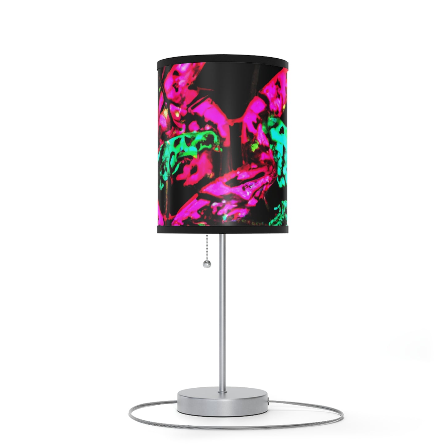 "Galactic Glooms: A Neon Butterfly Parade" - NEON Butterflies Colored Lamp