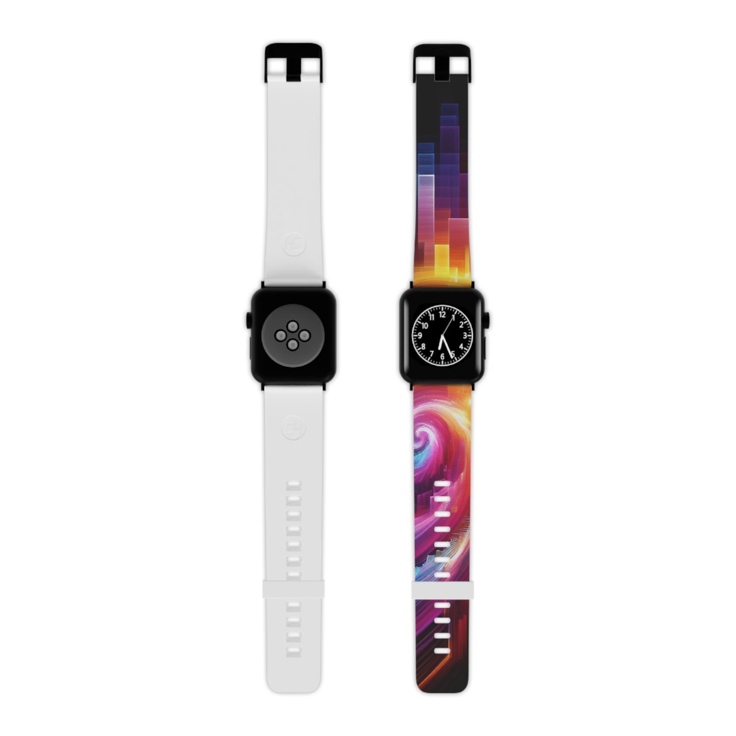 , and shapes
"Neon Pop Pixelation" - Trippy Infinity Patterns Iwatch Band