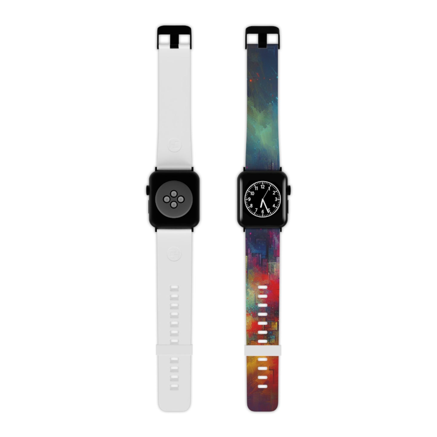"Neon Transcendence" - Trippy Infinity Patterns Iwatch Band