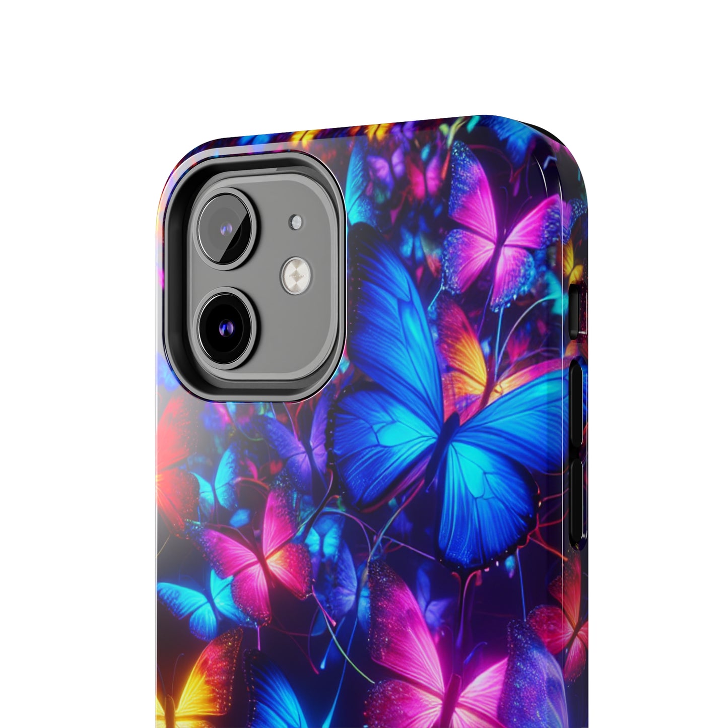 'Metamorphic Brilliance' NEON Butterflies Tough Phone Case
