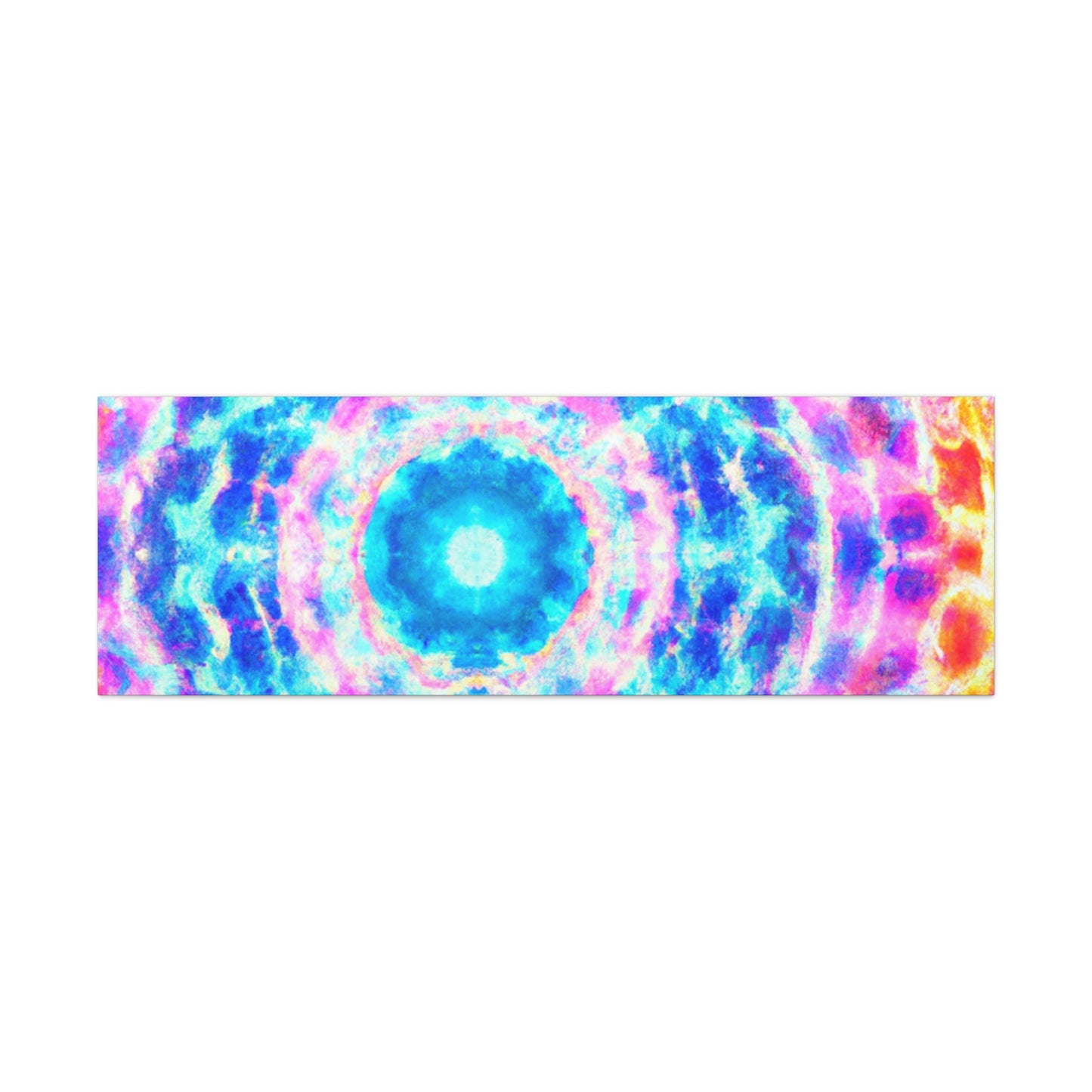 Vivid Cosmic Lightsphere Trippy Infinity Patterns Art Canvas