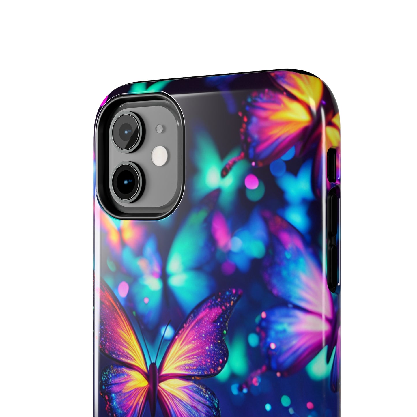 Neon Flutterings. NEON Butterflies Tough Phone Case Iphone 6 7 8 9 10 11 12 13 14 SE X XR XS Pro Max Mini Plus