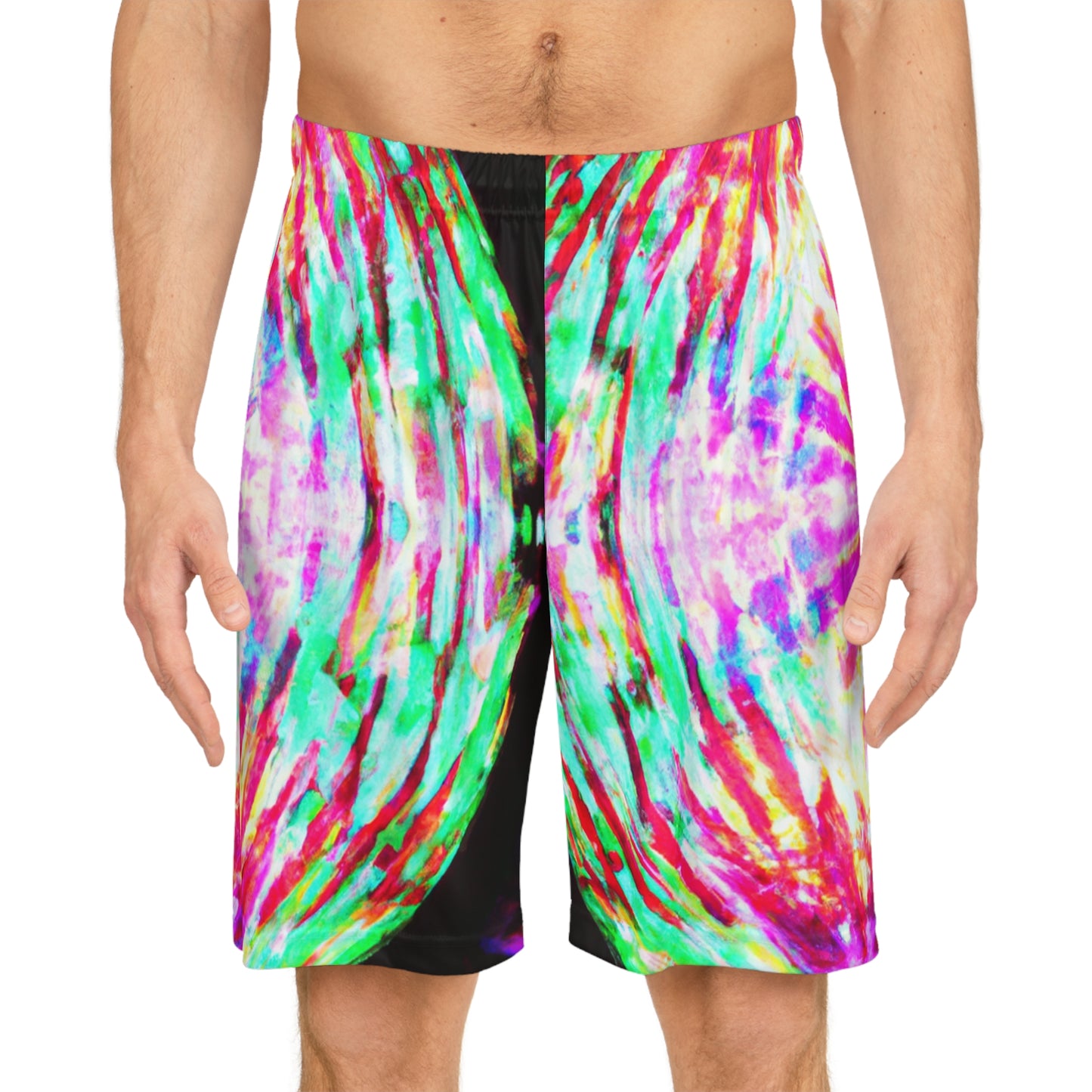 Leonardo Bellenico. - Trippy Infinity Patterns Rave Shorts