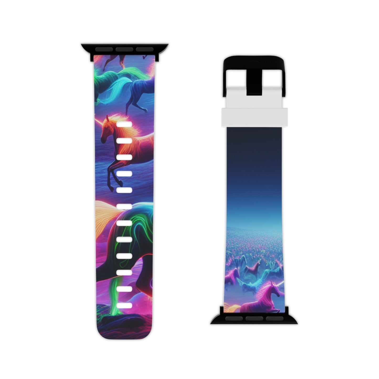 "Neon Prismatic Unicorns" - NEON Unicorns Iwatch Band