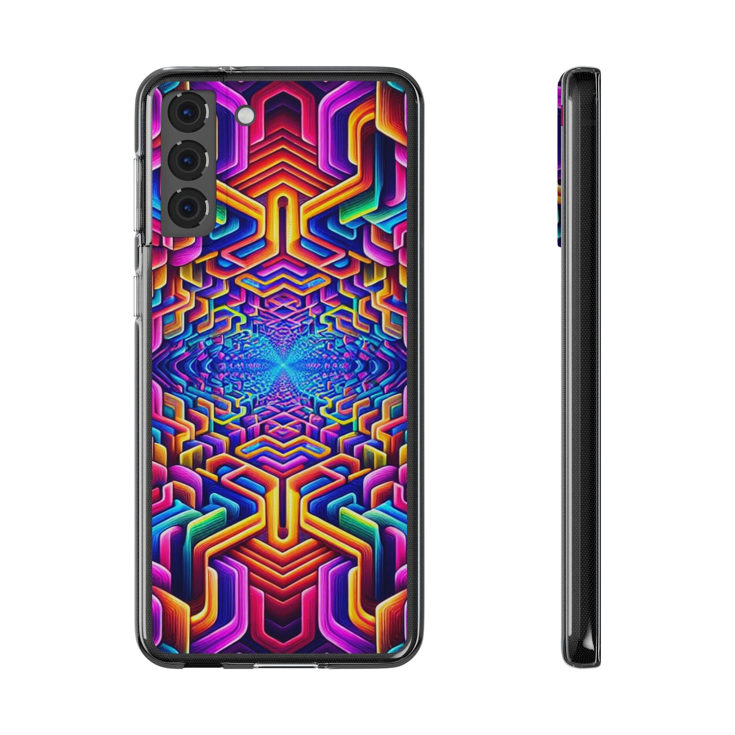 Vibrant Trippin' Infinity Infinity Patterns Art Polycarbonate Phone Case
