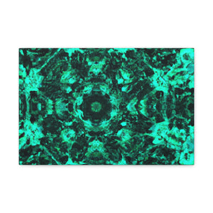 Cosmic Synesthesia Explosion. Trippy Infinity Patterns Art Canvas