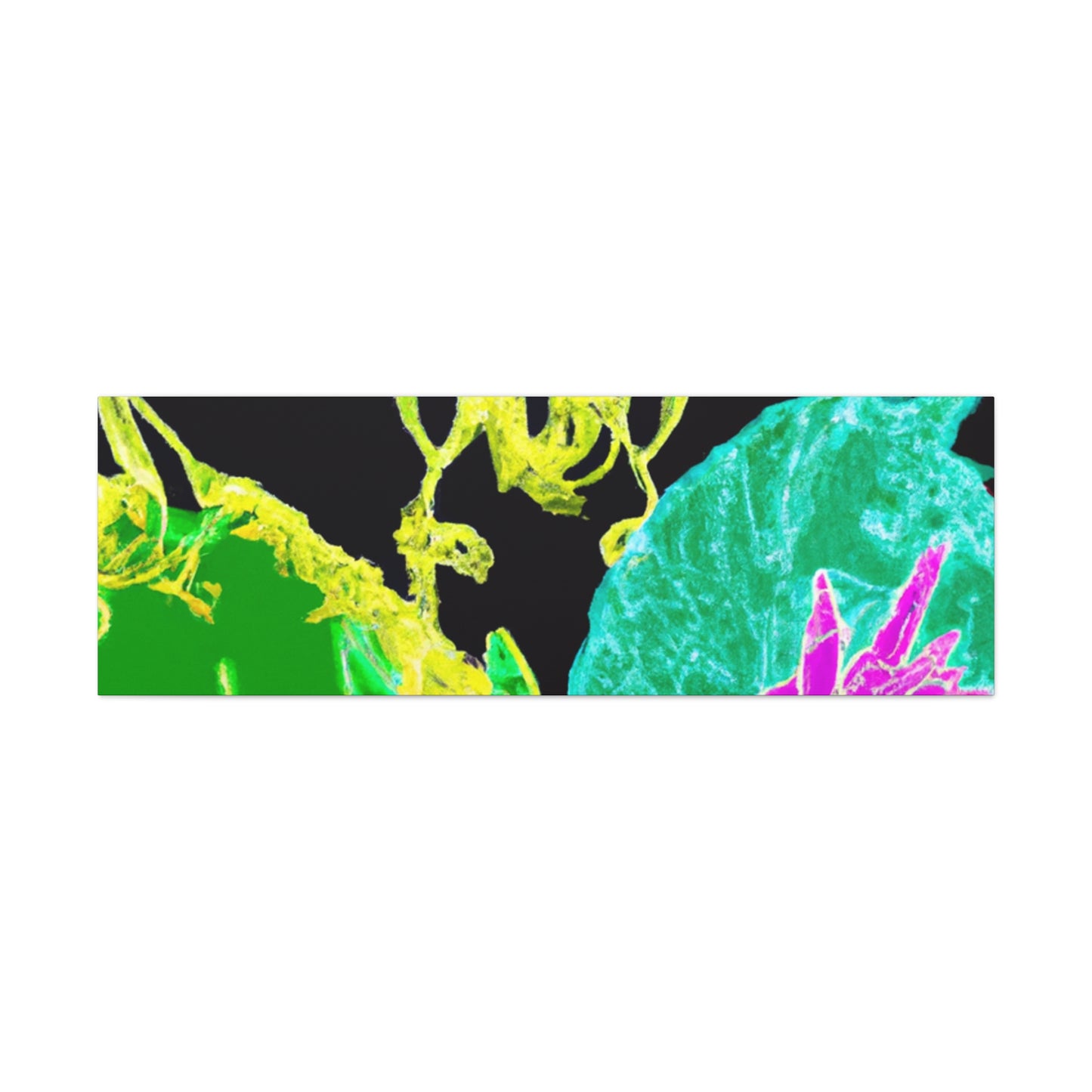 Neon Magicode Unicorns NEON Unicorns Art Canvas