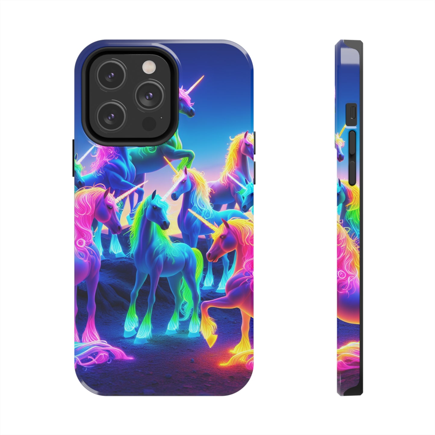 Neon Unicorn Spectacle. NEON Unicorns Tough Phone Case