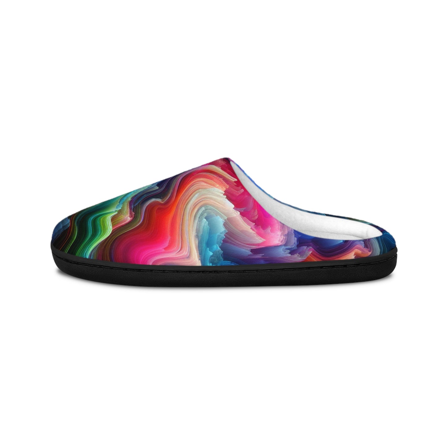 Leonardo da Fredo - Trippy Infity Patterns Men's Indoor Slippers
