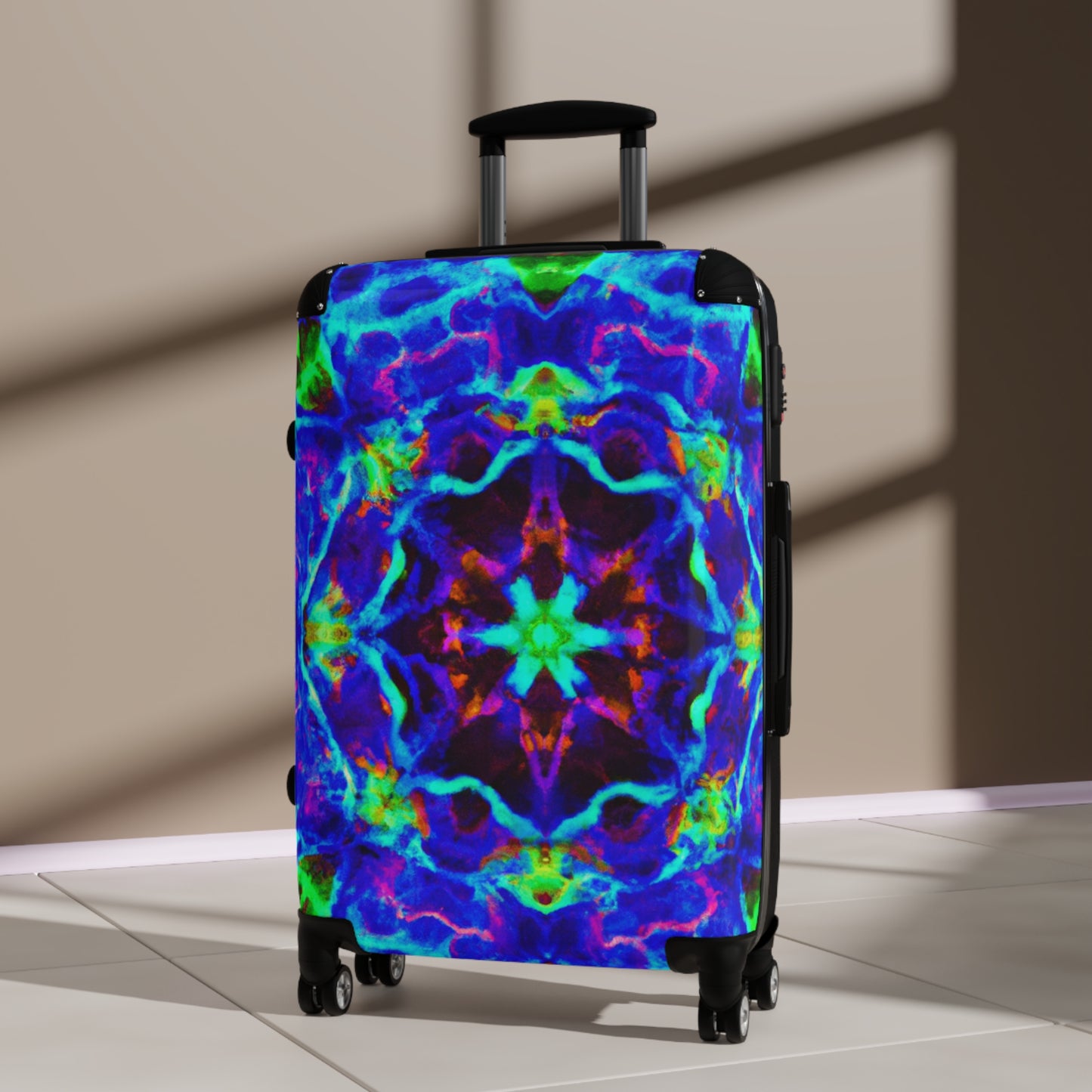 Farren D'Angelo - Trippy Infinity Patterns Suitcase