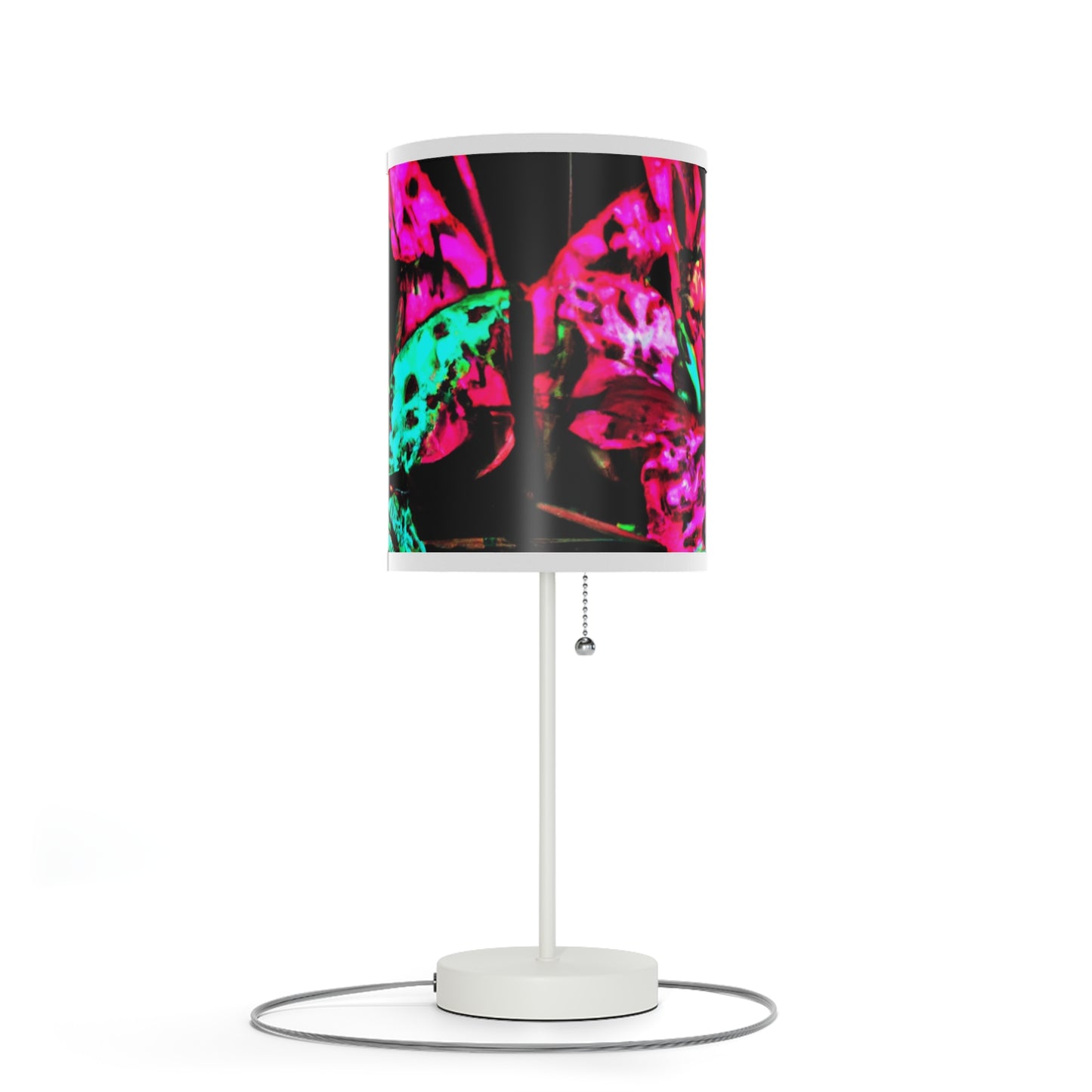 "Galactic Glooms: A Neon Butterfly Parade" - NEON Butterflies Colored Lamp