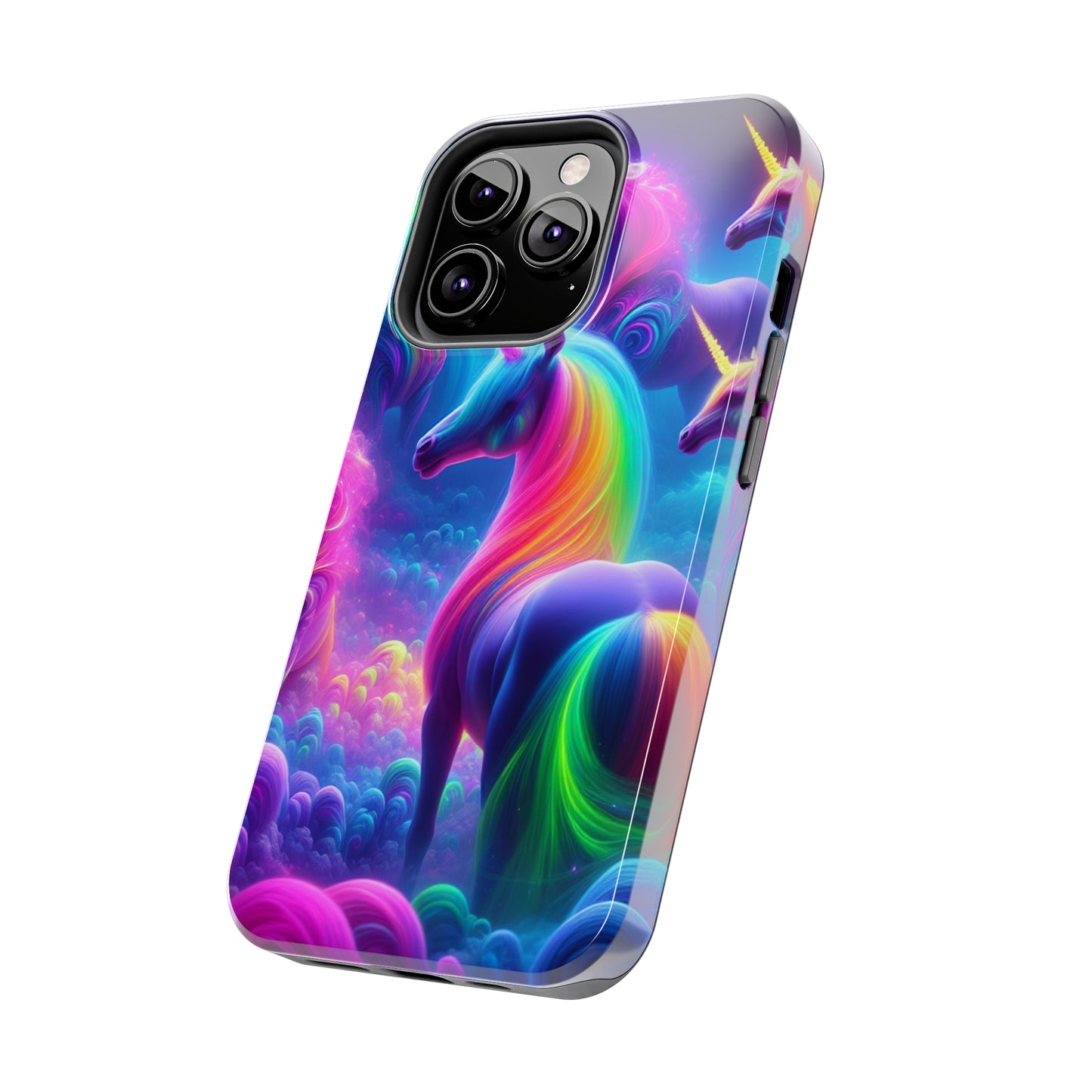 "Dreamworld Enchantment" NEON Unicorns Tough Phone Case