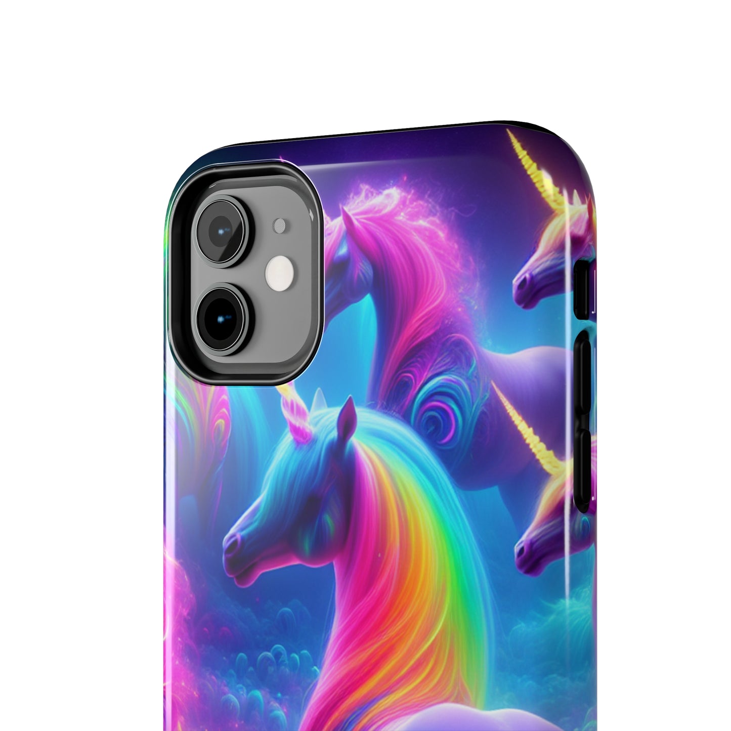 "Dreamworld Enchantment" NEON Unicorns Tough Phone Case